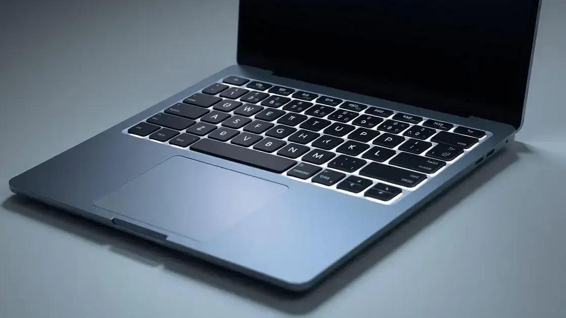 Keyboard and trackpad performance